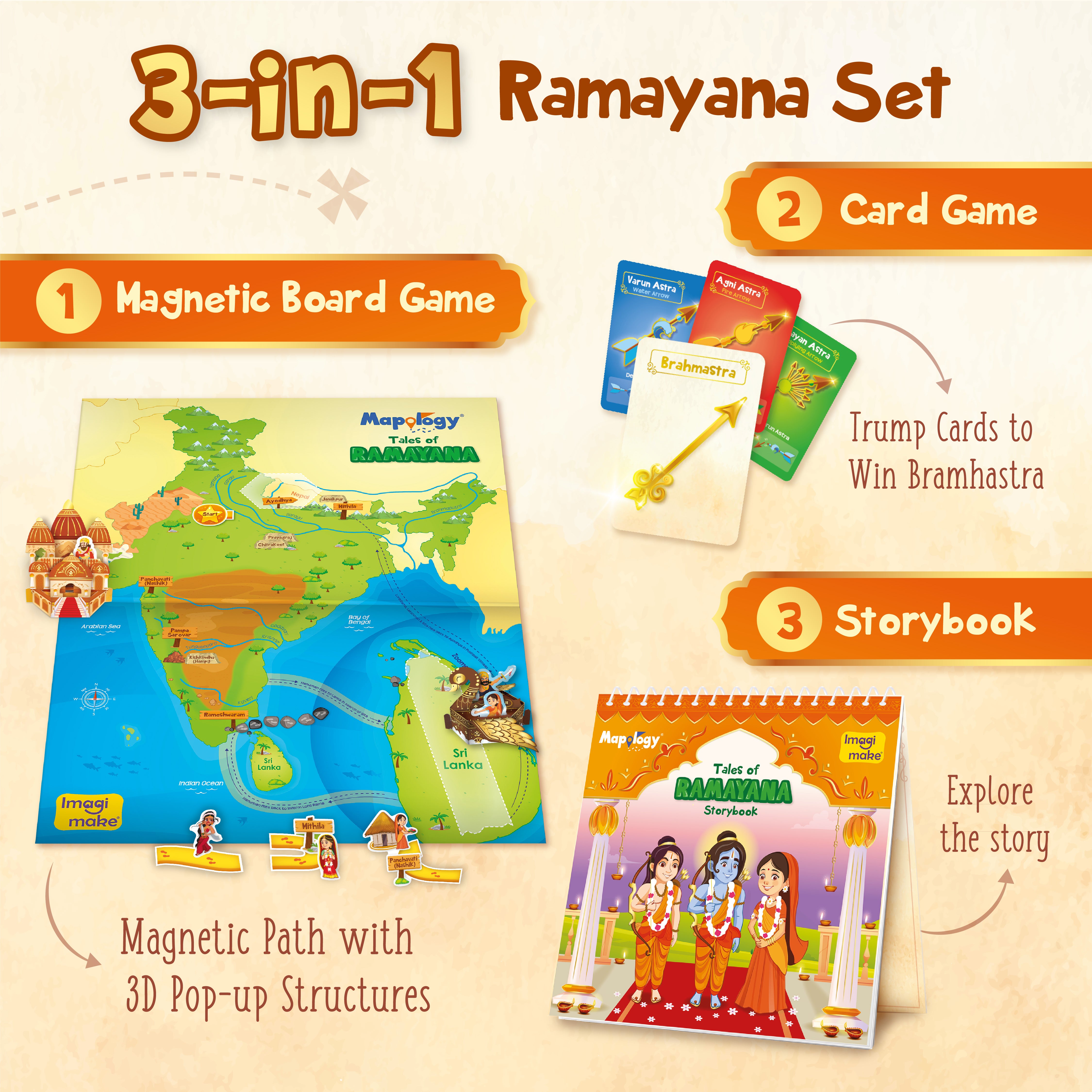 Imagimake Diwali Combo Kit creativ 13 proiecte + joc Ramayana