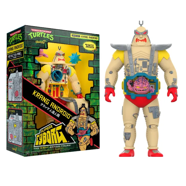 Super7 TMNT Krang Android Super Cyborg figurină 28 cm