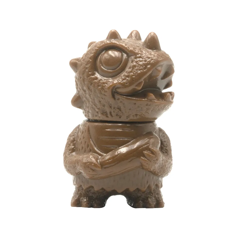 Super7 Micro Vinyl Caveman Dino Brown figurina vinil 5 cm