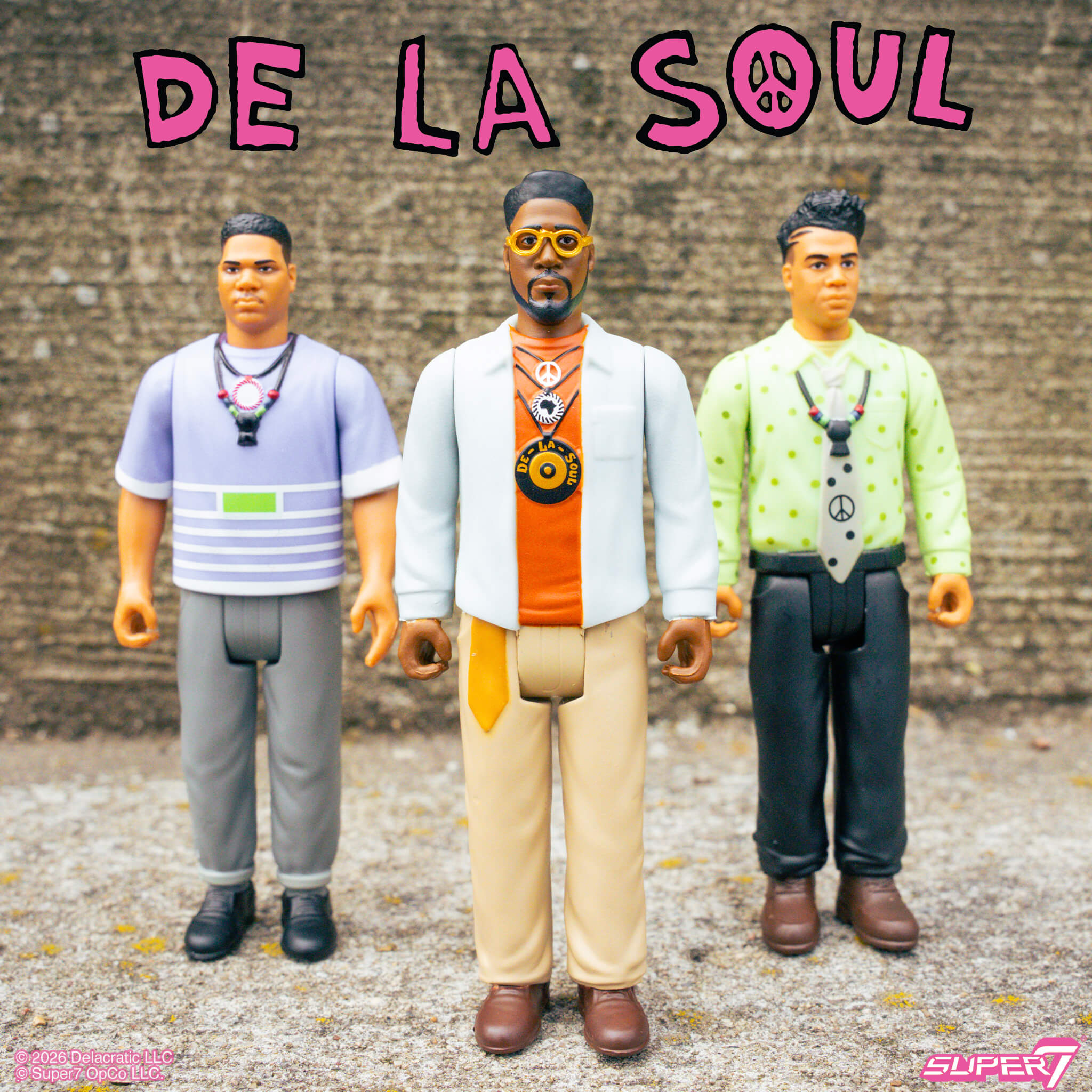 Super7 De La Soul ReAction Posdnuos Me Myself figurina