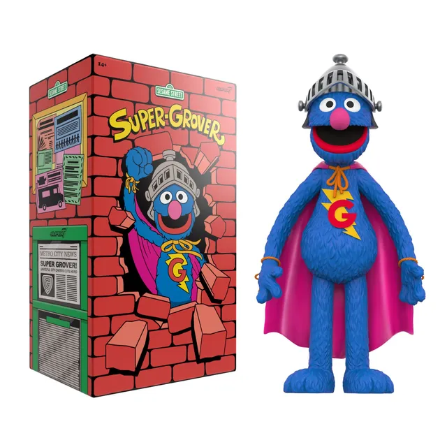 Super7 Sesame Street Super Grover vinyl 43 cm