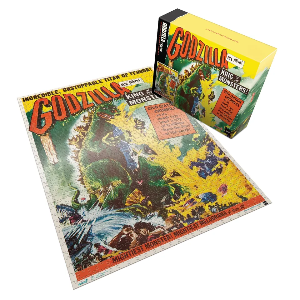 Super7 Toho Godzilla puzzle 1000 piese poster
