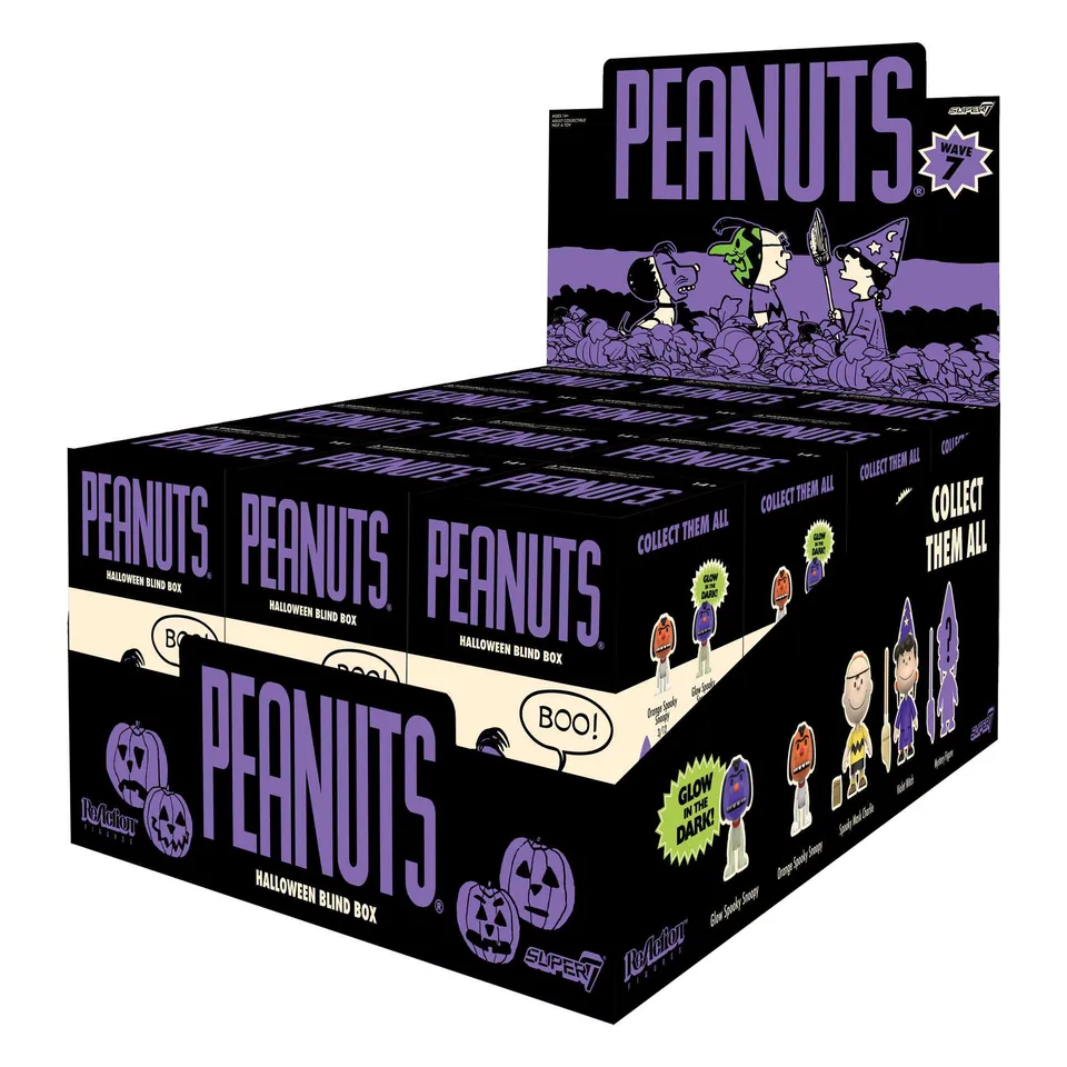 Super7 Peanuts Blind Box set 12 figurine Halloween