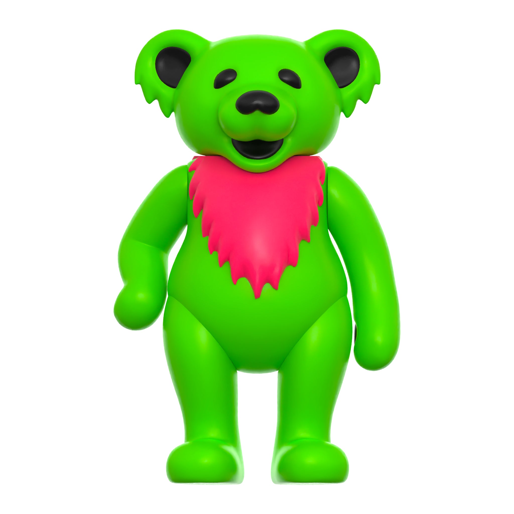 Super7 ReAction Dancing Bear figurina fosforescent verde