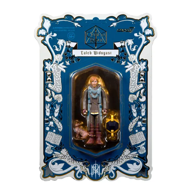 Super7 Critical Role ReAction W1 Caleb Widogast figurina 9 cm