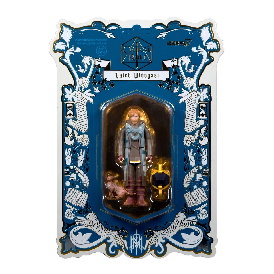 Super7 Critical Role ReAction W1 Caleb Widogast figurina 9 cm