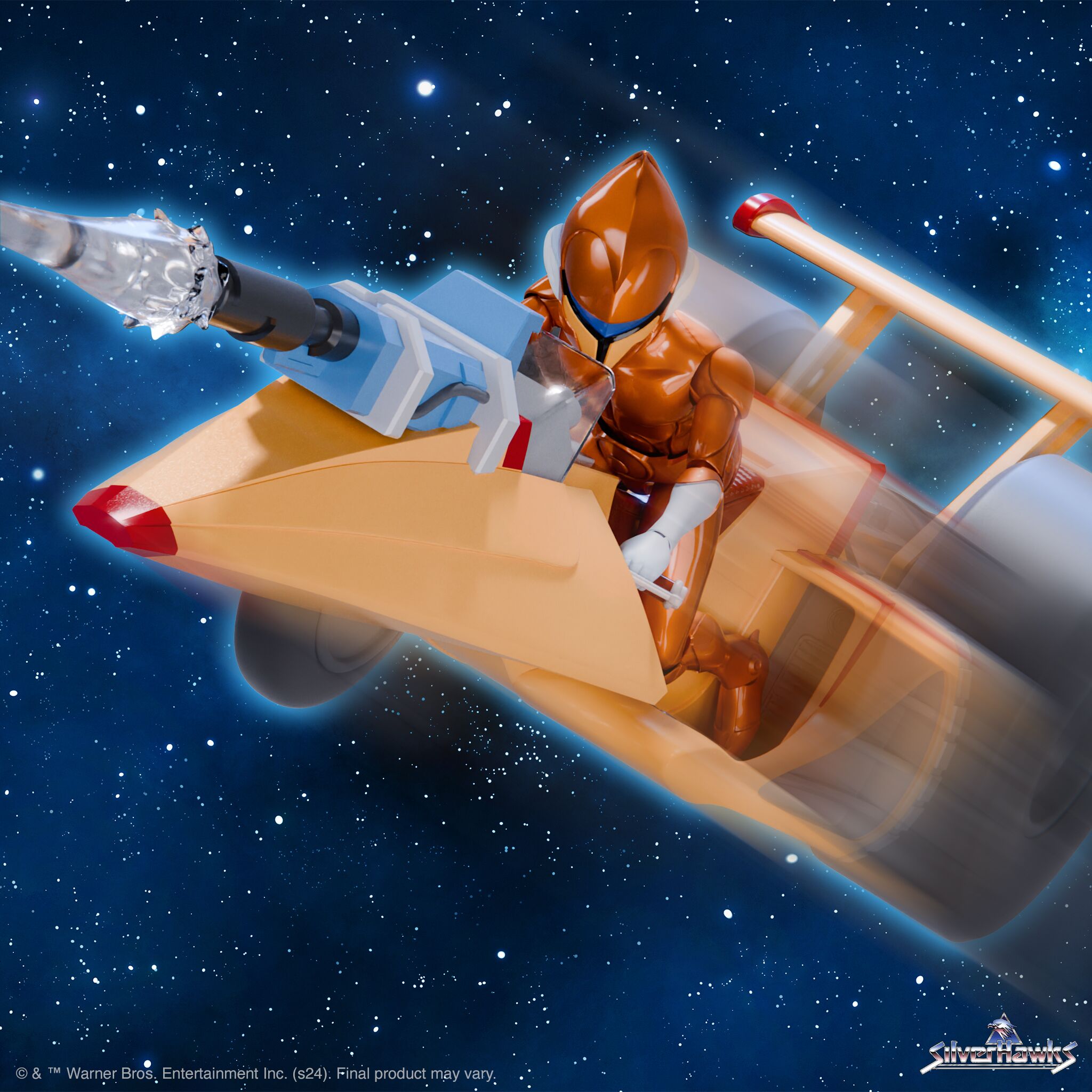 Super7 SilverHawks ULTIMATES Wave 05 figurine Copper Kidd + Space Racer