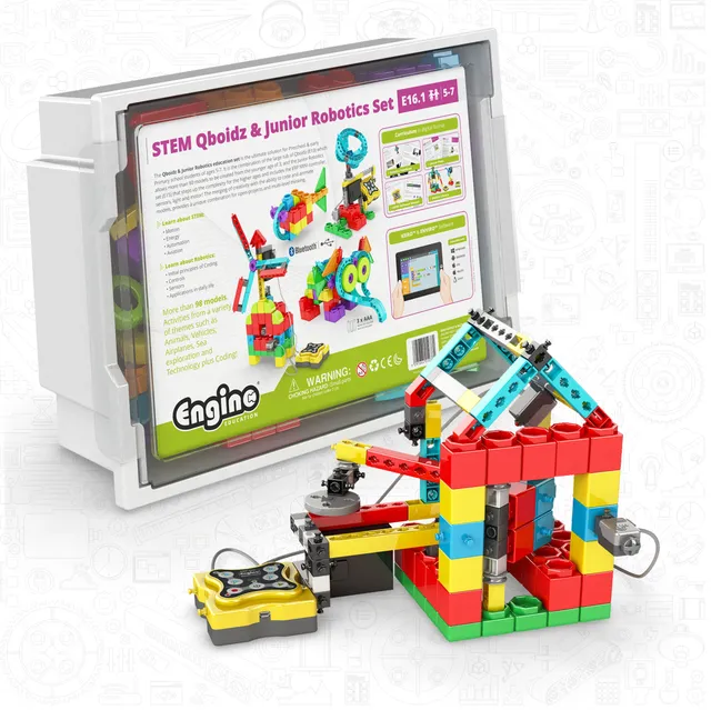 Engino Qboidz Junior Robotics set constructie 98 modele