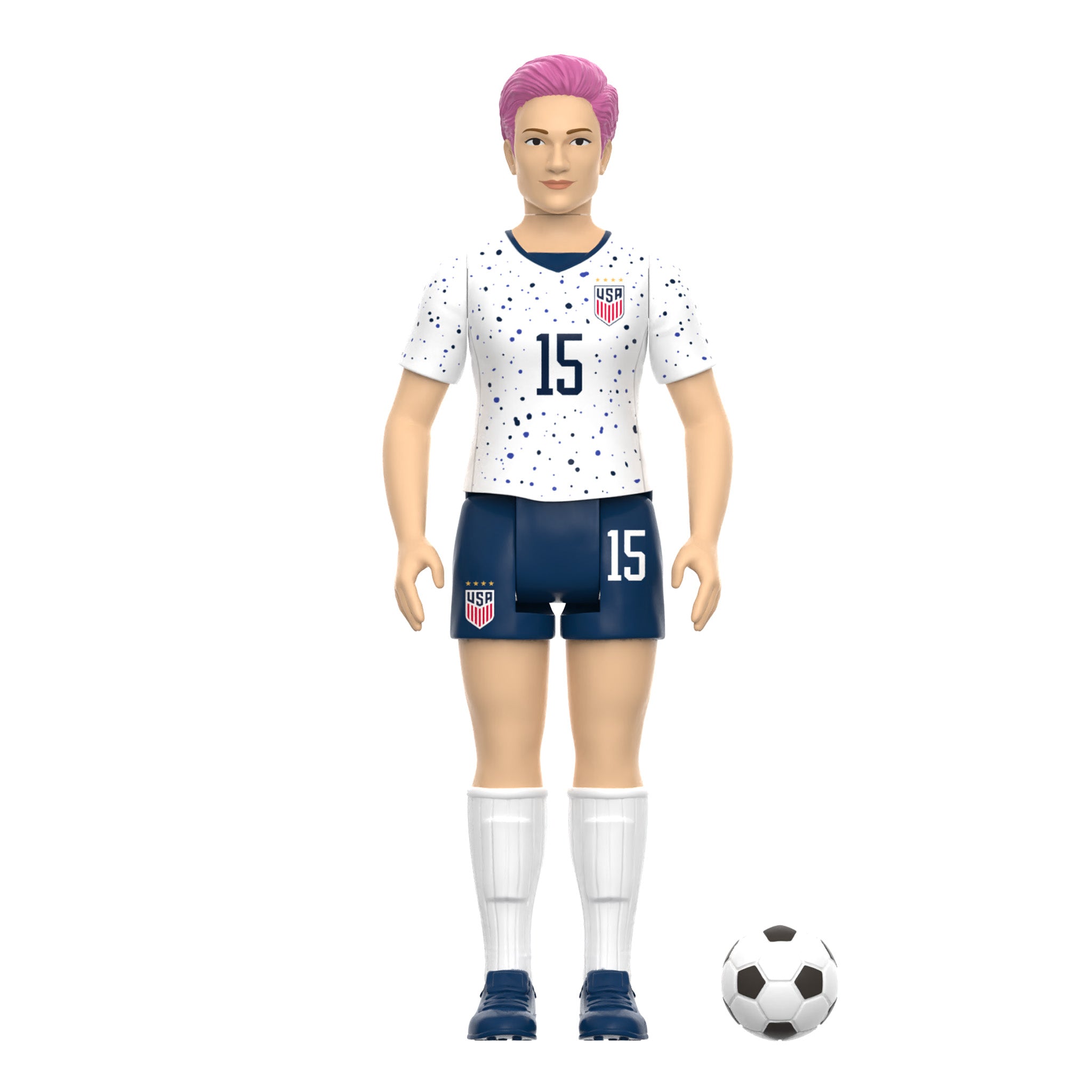 Super7 ReAction Megan Rapinoe figurina 9,5 cm kit 2023