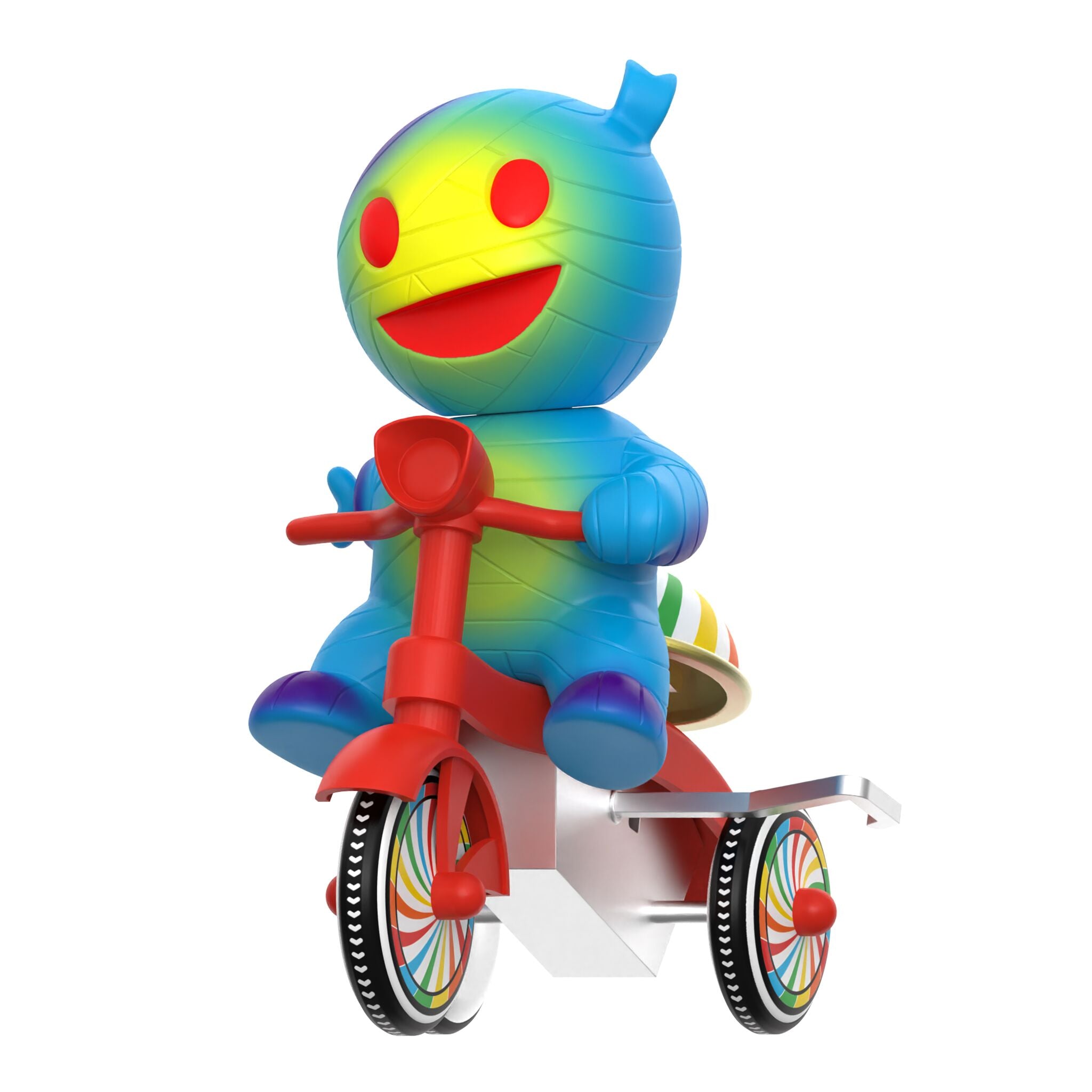 Super7 Super Cycles Mummy Boy figurina albastra tricicleta