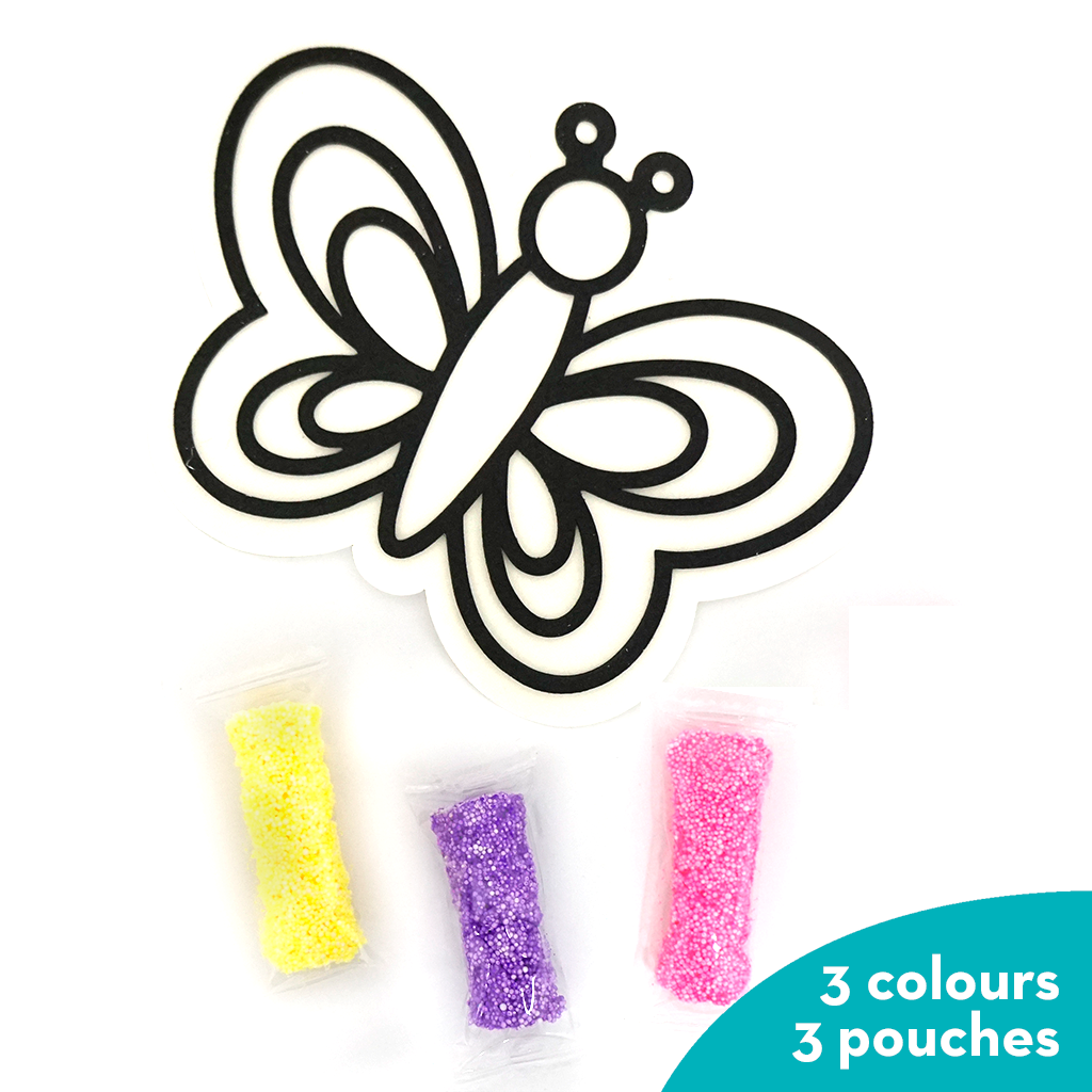 Imagimake Clay Stickers Butterfly set plastilina 3 culori