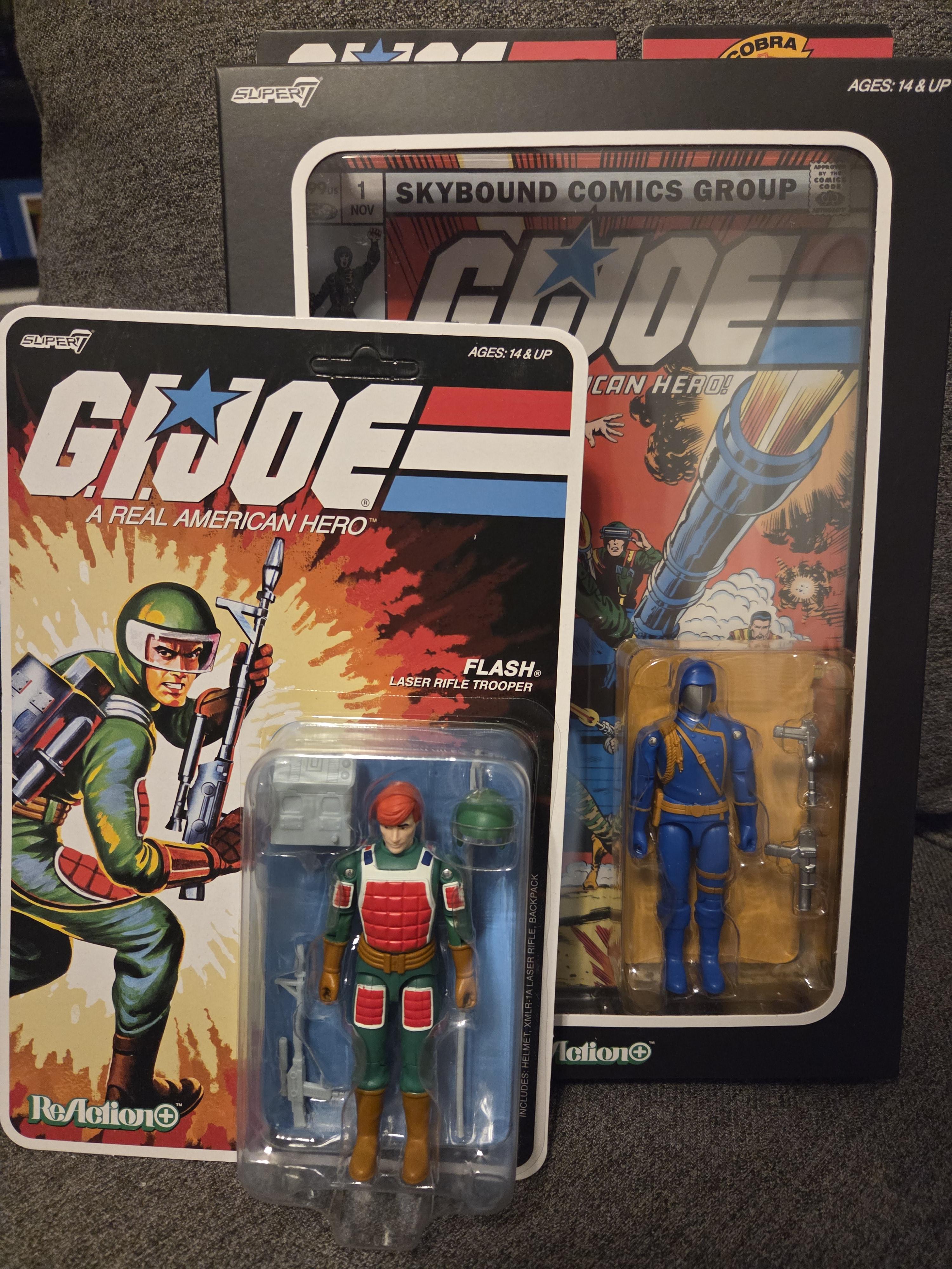 Super7 G.I. Joe ReAction+ Flash Comic figurina 10 cm