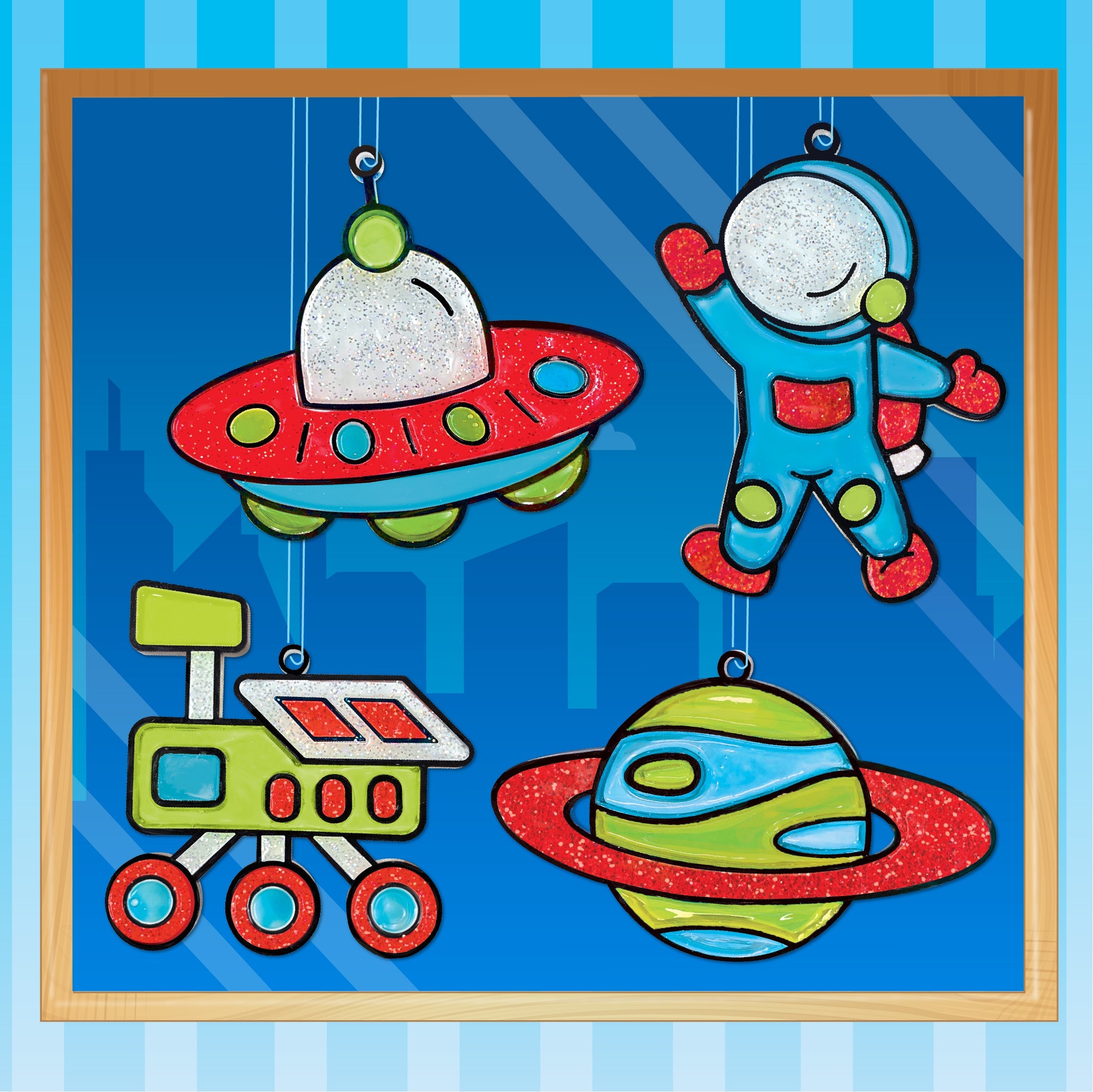 Imagimake DIY Window Art Space set pictura sticla spatiu 5+ ani