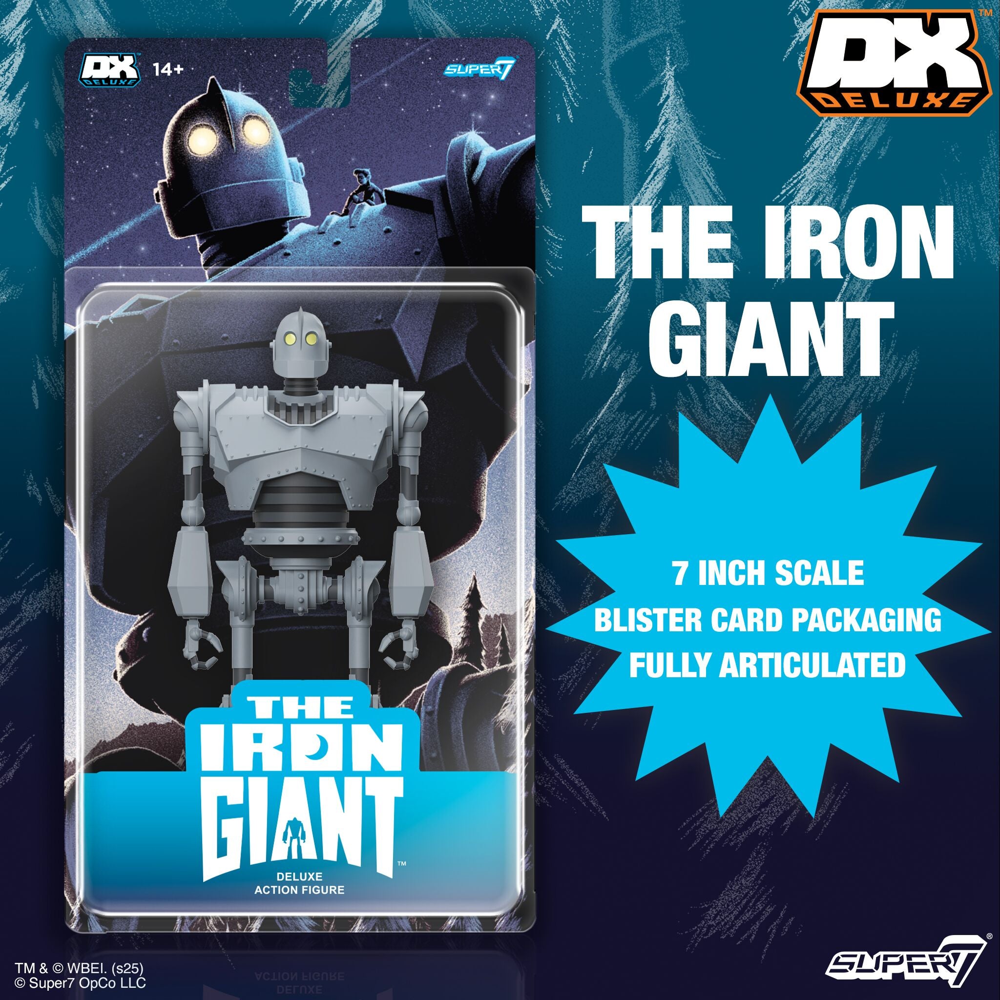 Super7 Deluxe Iron Giant robot figurină 18cm
