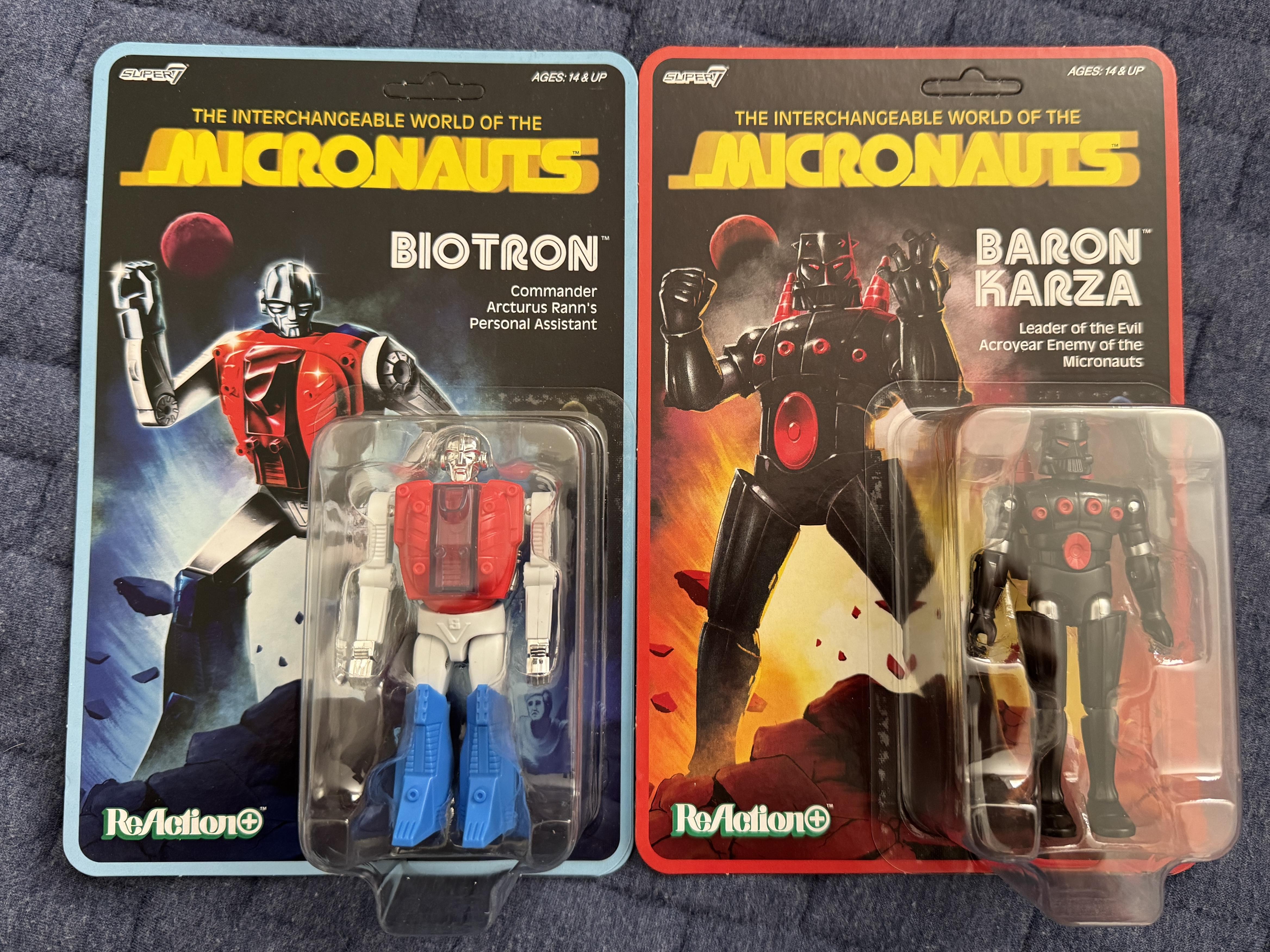 Super7 Micronauts ReAction+ Biotron figurina 9,5 cm