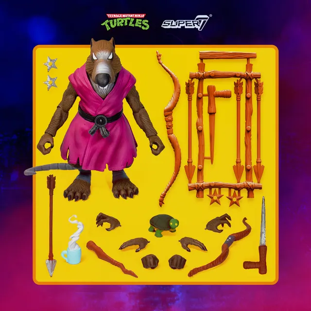 Super7 ULTIMATES TMNT Splinter figurină 18 cm V2