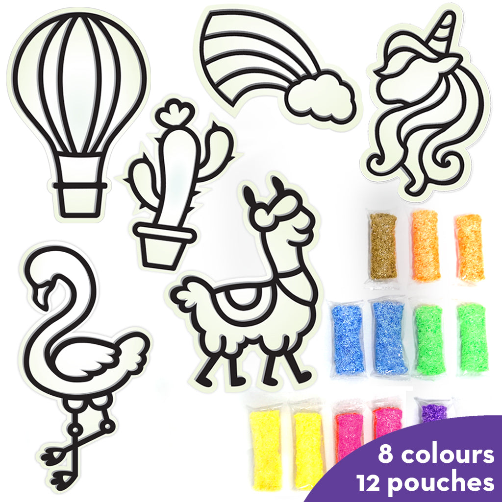 Imagimake Clay Stickers Wonderland set creativ 6 stickere