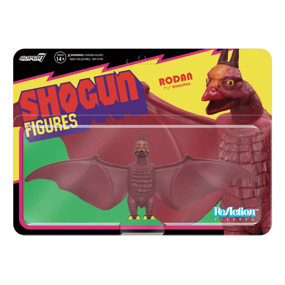 Super7 Toho ReAction Wave 1 Shogun Rodan figurina aripi articulate