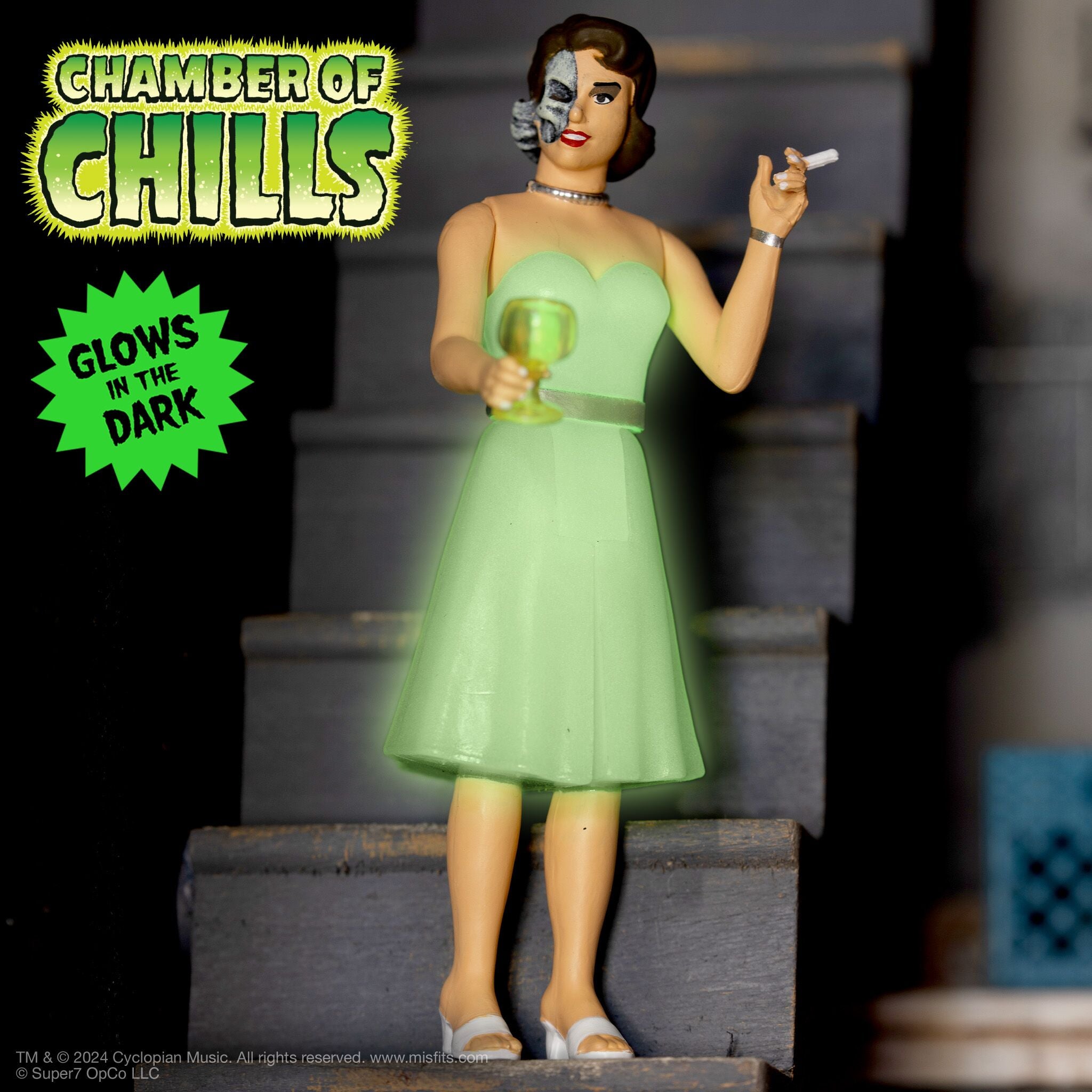 Super7 Pre-Code Horror Wave 4 set 4 figurine fosforescente