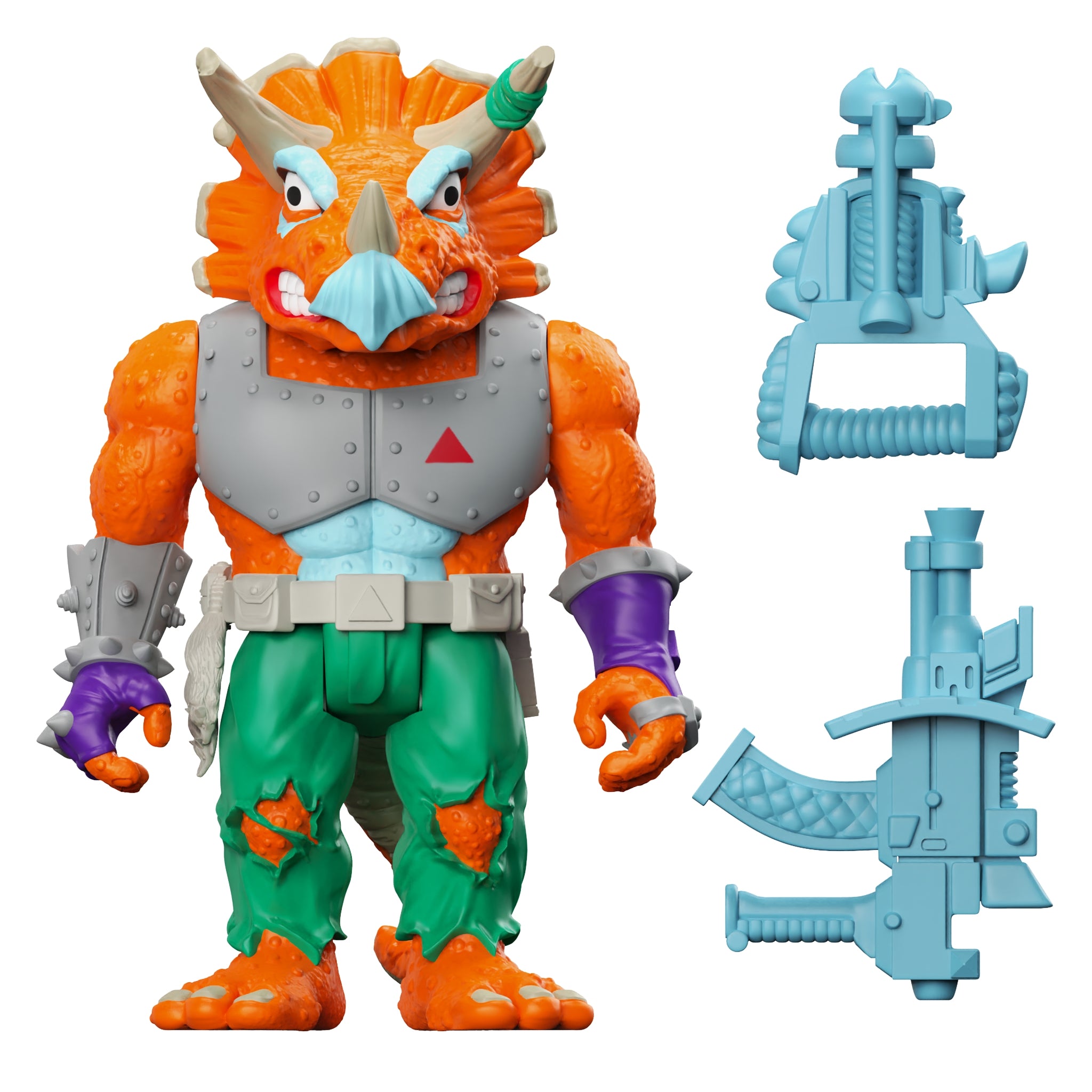 Super7 TMNT ReAction Wave 6 figurină Triceraton 11 cm