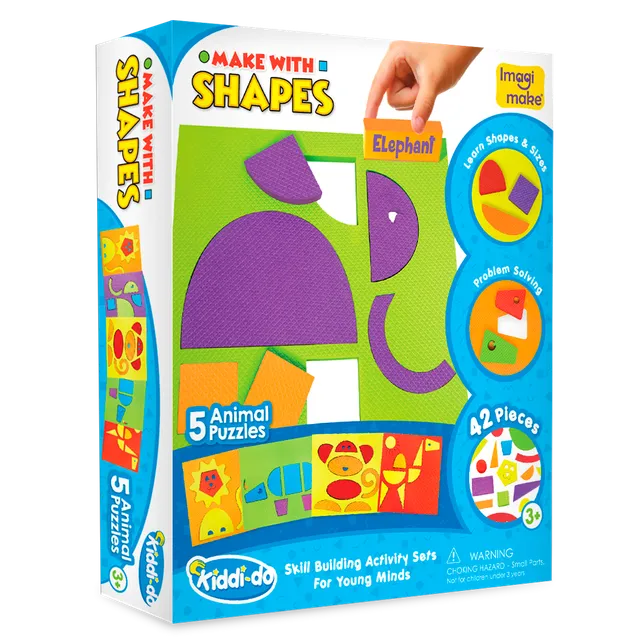 Imagimake Animals puzzle forme 42 piese 3 ani+