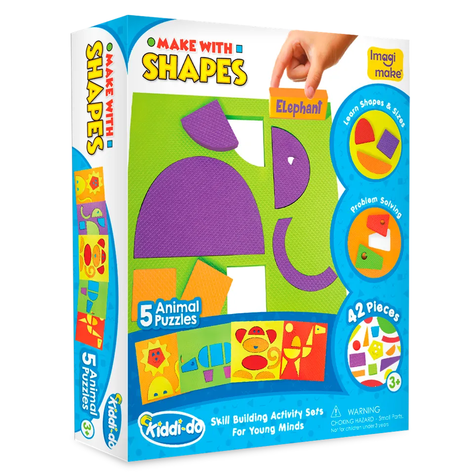 Imagimake Animals puzzle forme 42 piese 3 ani+