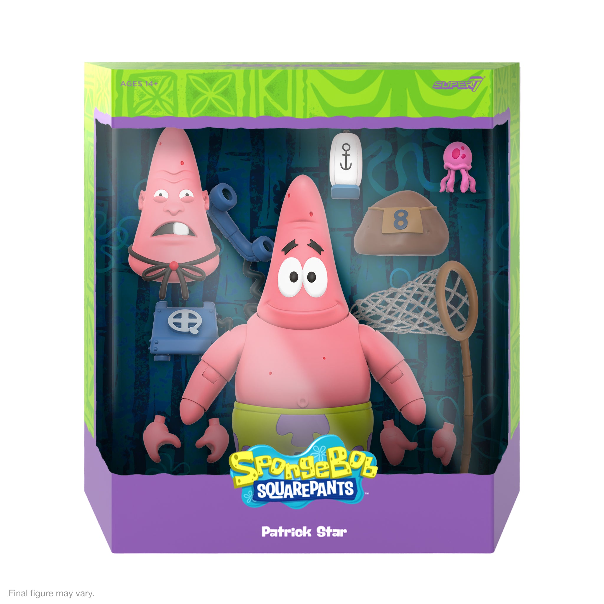 Super7 ULTIMATES Patrick figurina articulata 18 cm