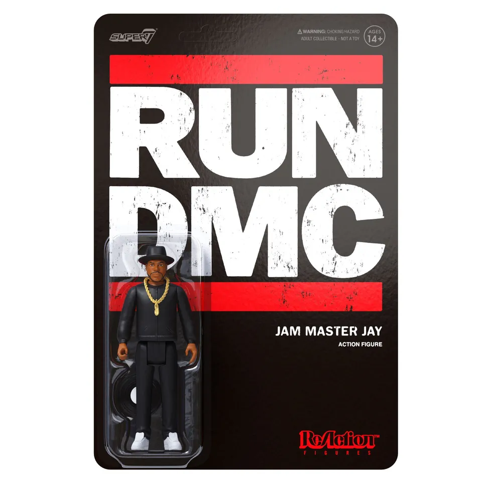 Super7 ReAction Run DMC Jam Master Jay figurina 9,5 cm