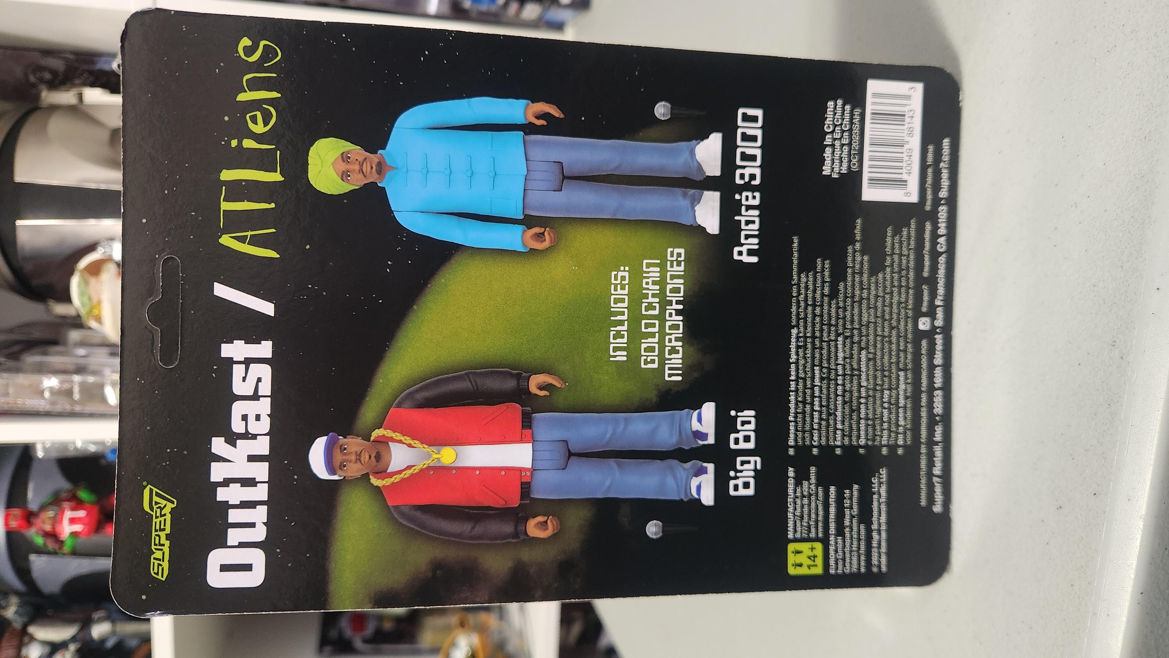 Super7 ReAction OutKast ATLiens set 2 figurine articulate