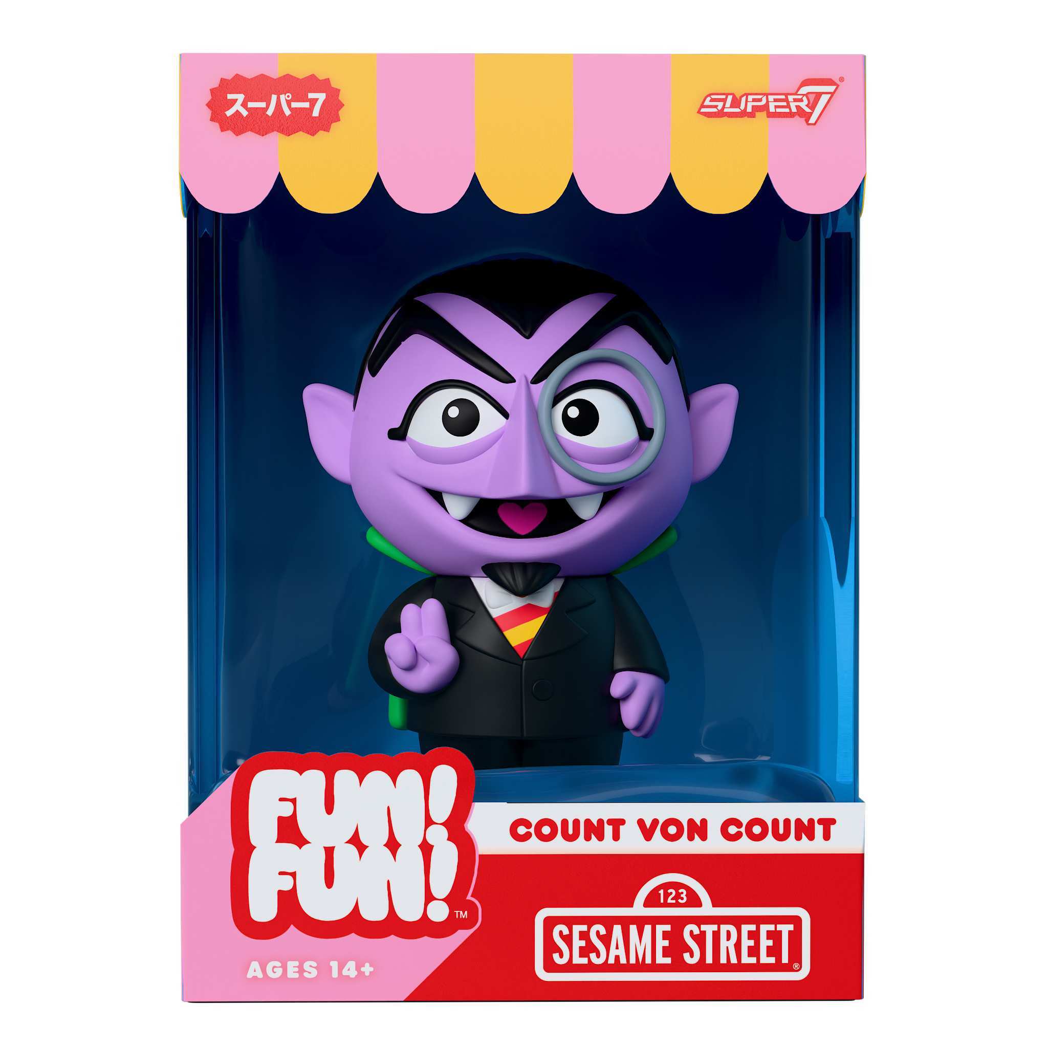 Super7 Fun Fun Count Von Count figurina 13cm