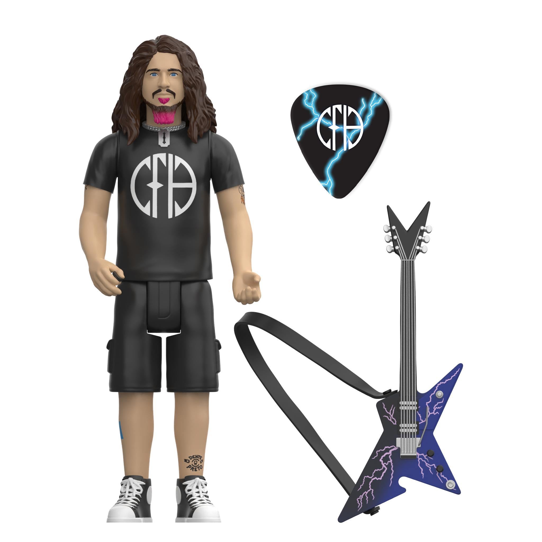 Super7 ReAction Dimebag Darrell Wave 2 set 2 figurine