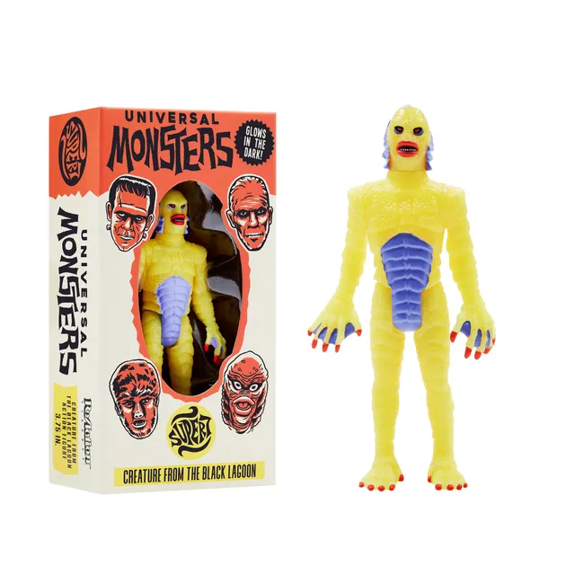 Super7 ReAction Creature from the Black Lagoon figurina glow 9,5 cm
