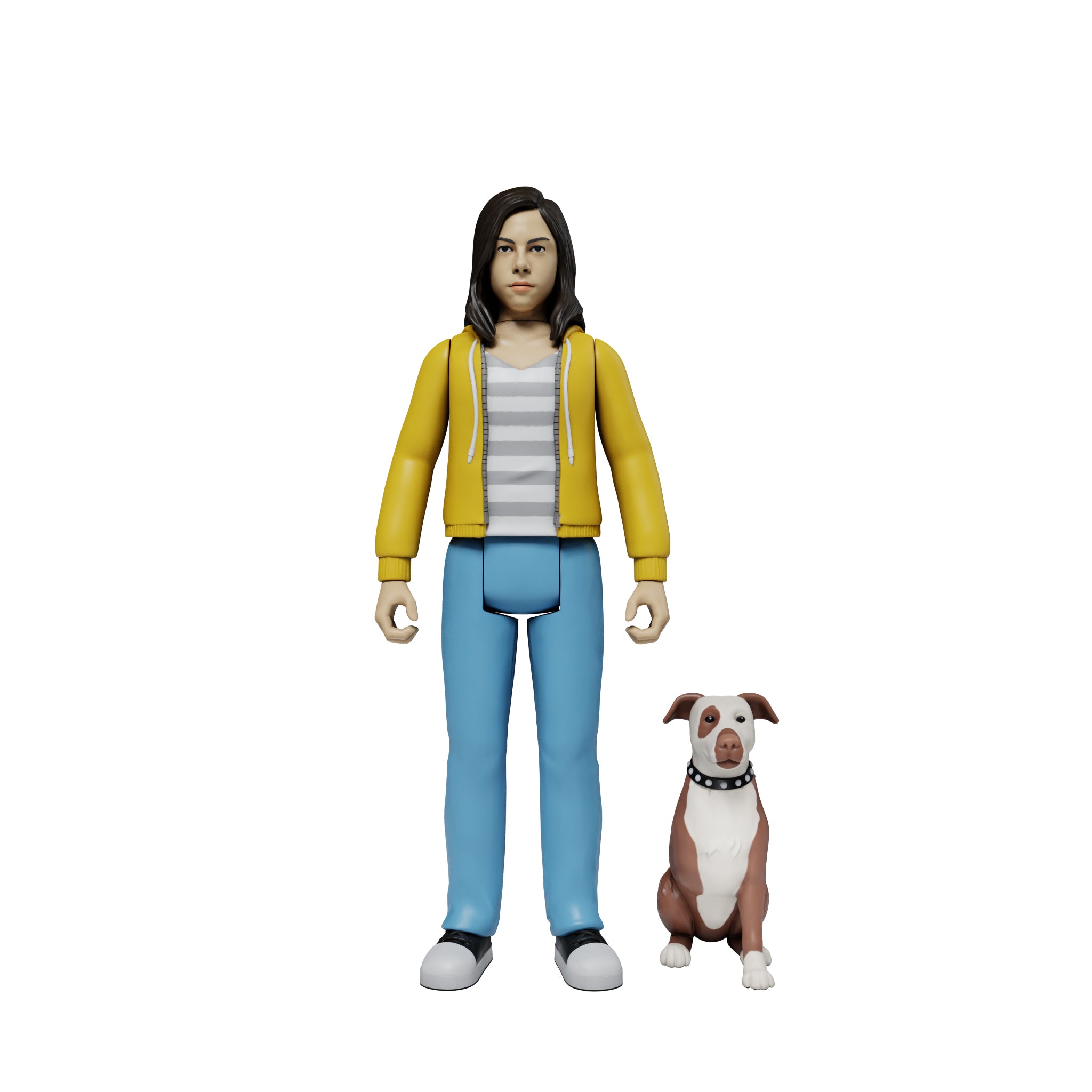Super7 Parks and Recreation April Ludgate figurină cu Champion