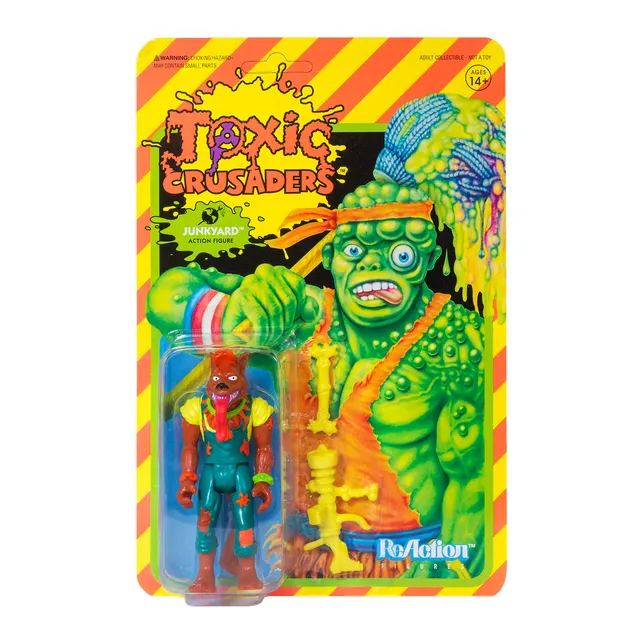Super7 ReAction Toxic Crusaders Junkyard figurina animatie