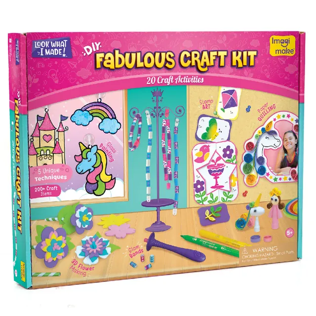 Imagimake Fabulous Craft Kit set creativ 20 activitati