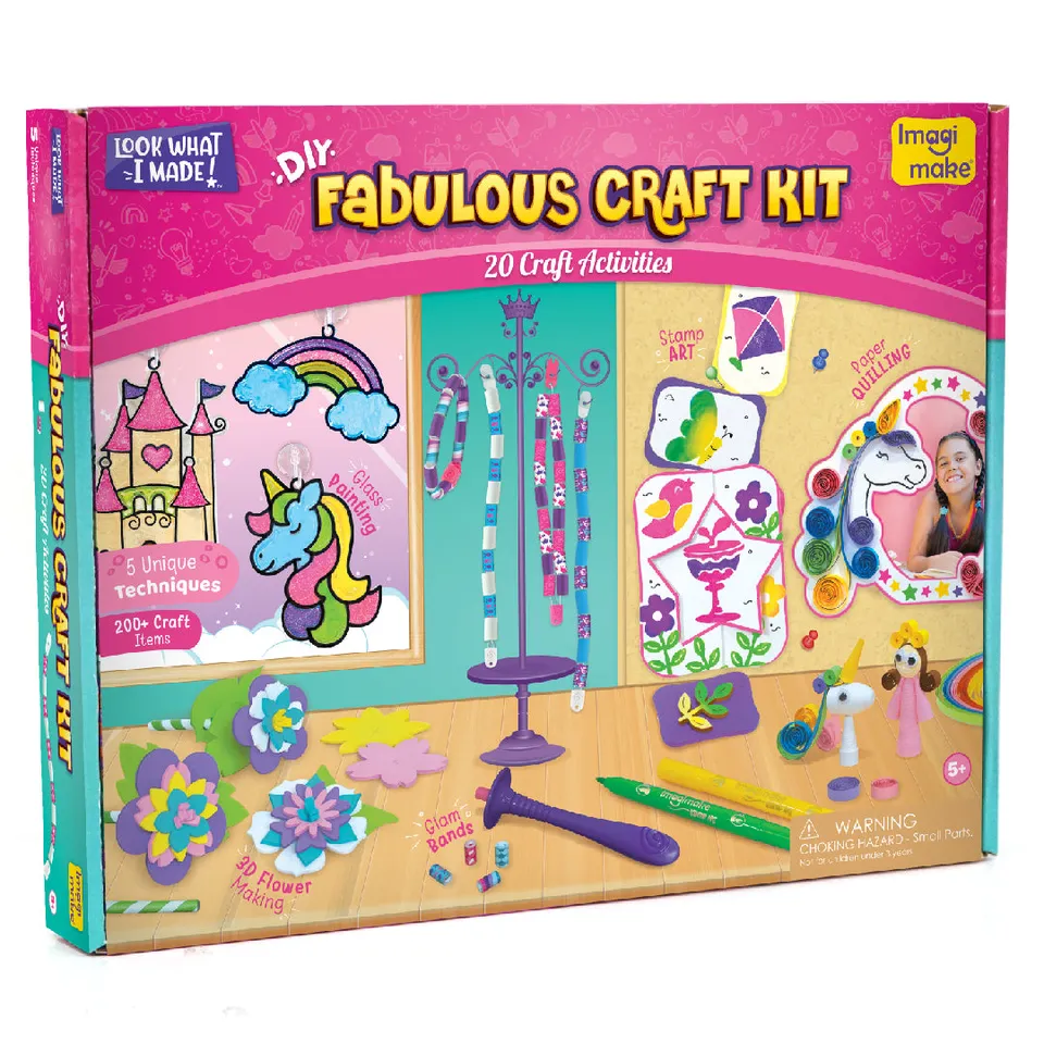 Imagimake Fabulous Craft Kit set creativ 20 activitati
