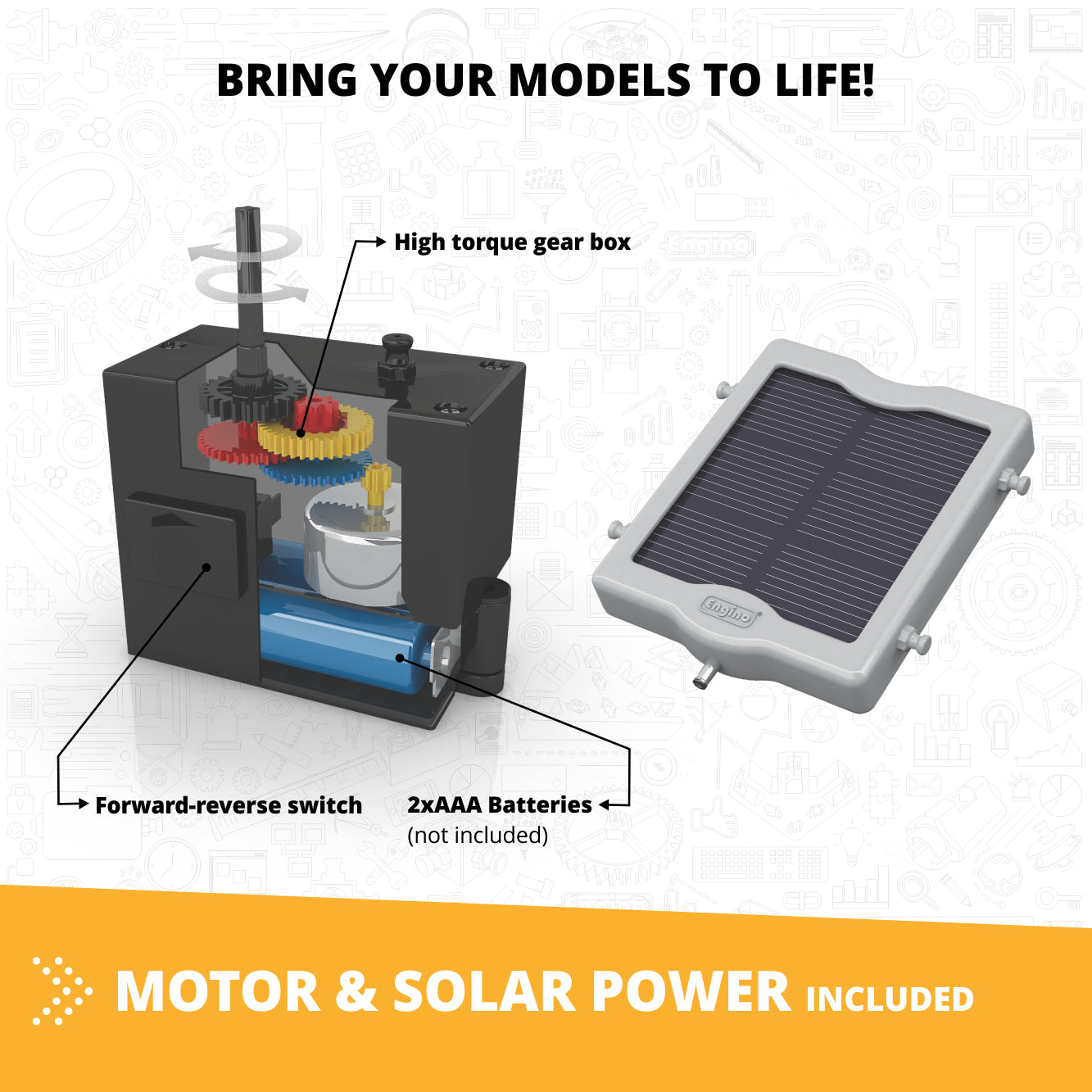 Engino STEM Solar Power E95.1 set construcție 16 modele