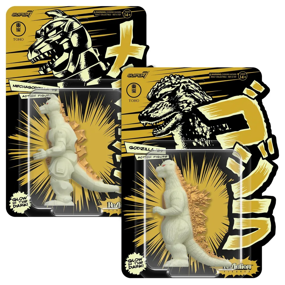 Super7 Toho ReAction Godzilla 89 Mechagodzilla 93 set 2