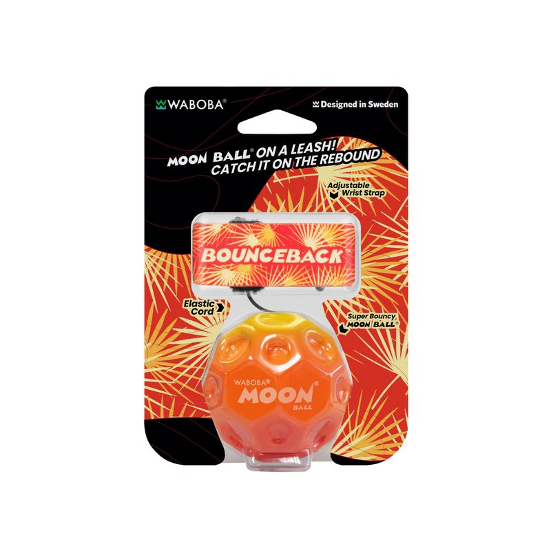 Waboba Gradient Bounceback minge elastic verde