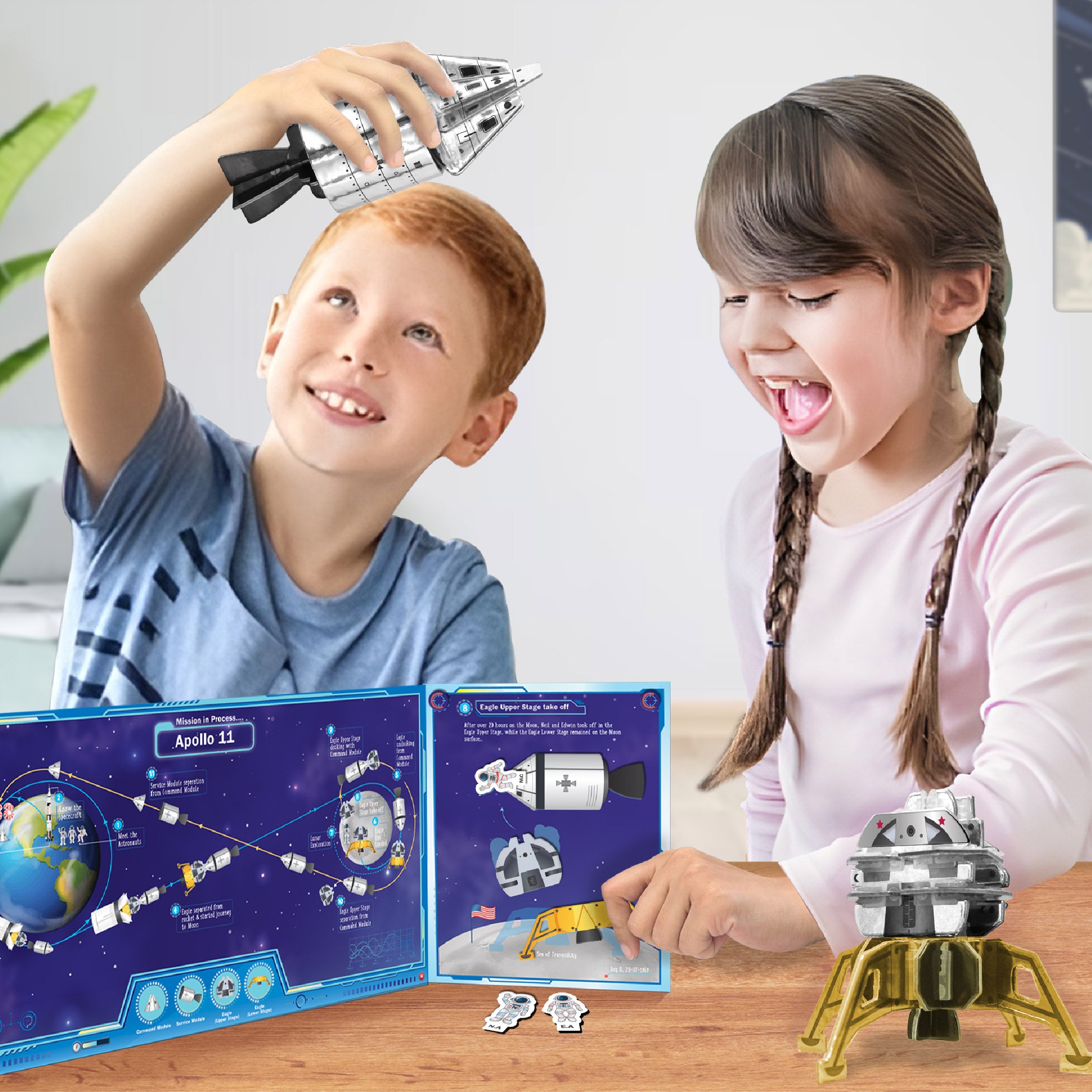 Imagimake Mapology Apollo 11 macheta racheta 8 ani+
