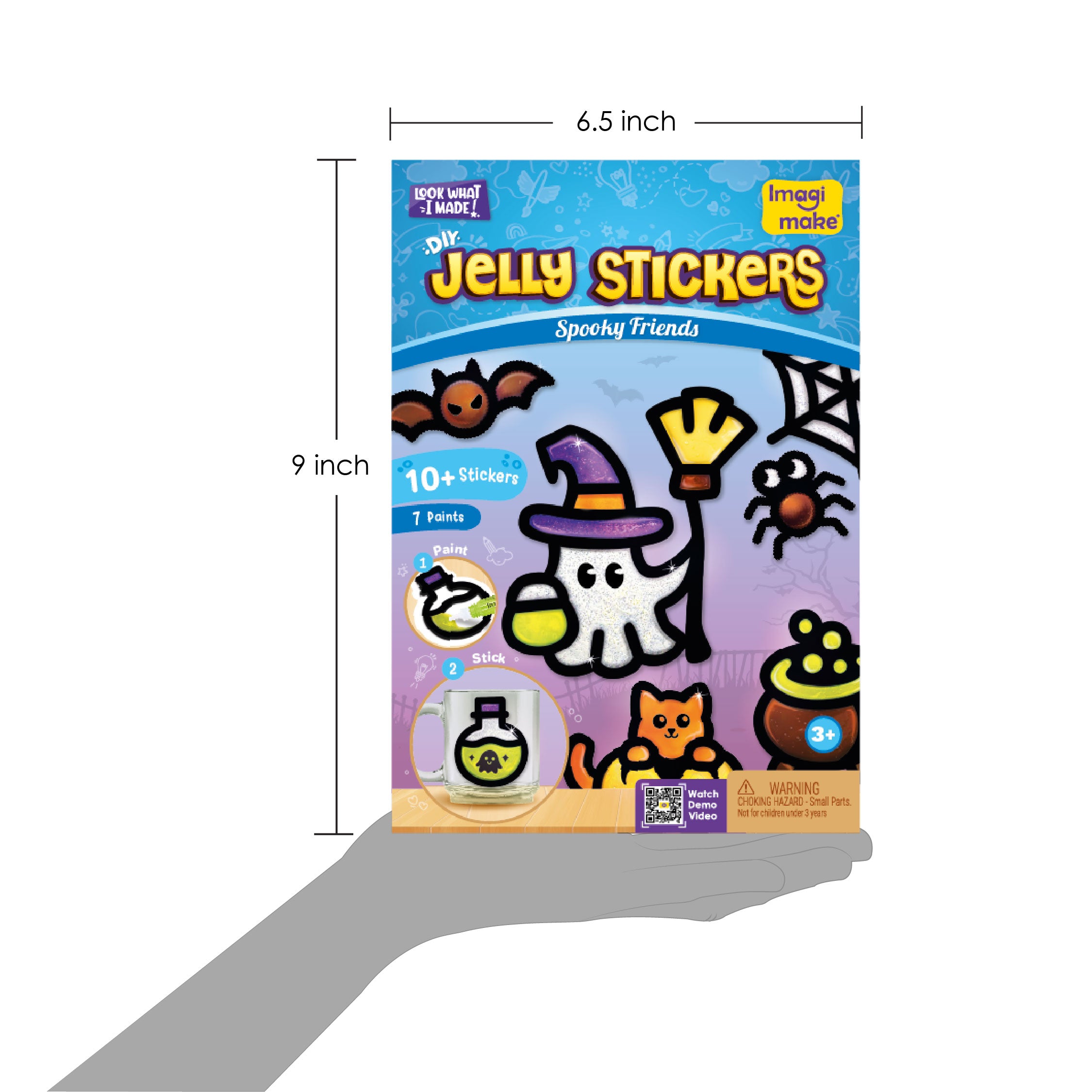 Imagimake Jelly Stickers Spooky Friends stickere gel