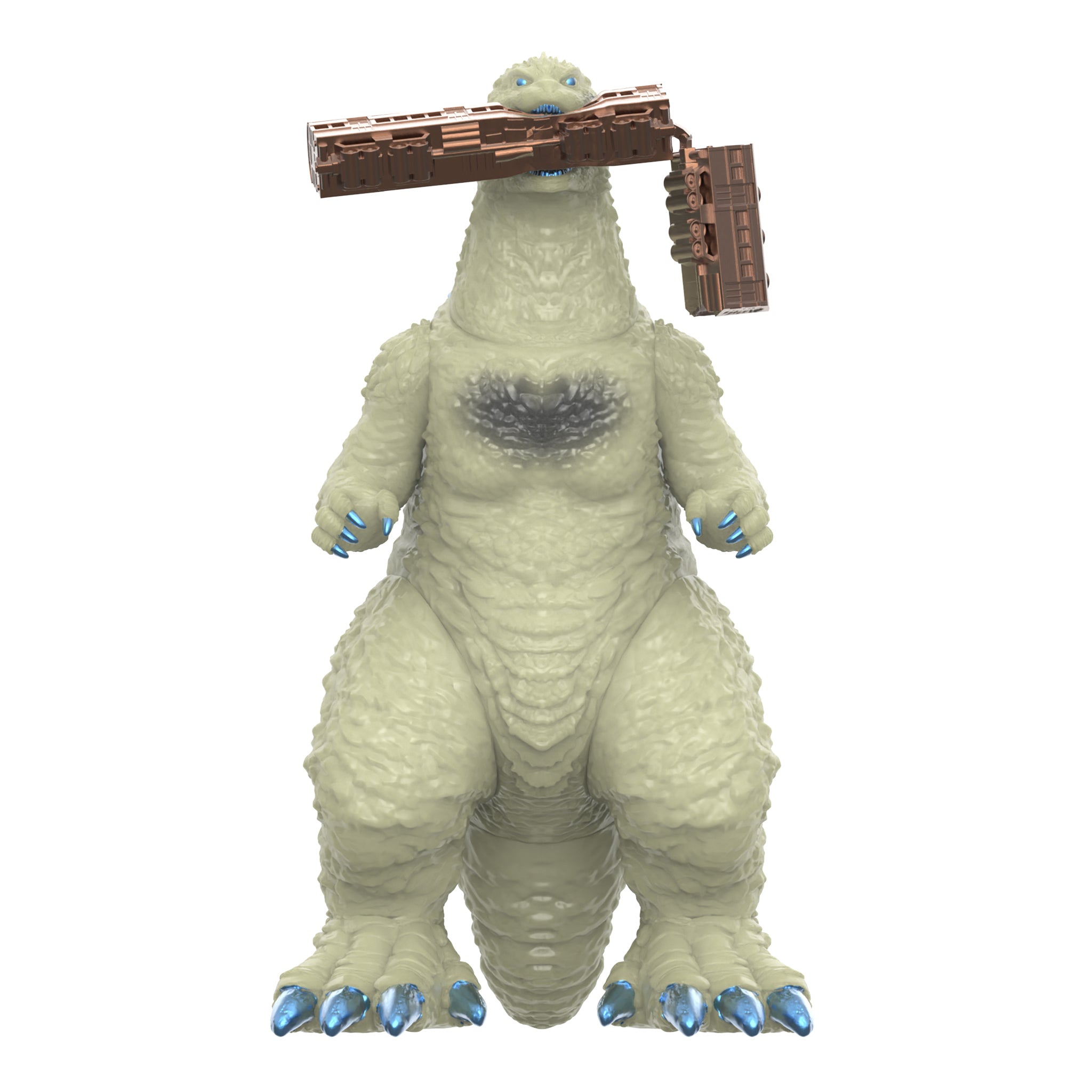 Super7 Toho Minus One Train Biter figurina fosforescenta