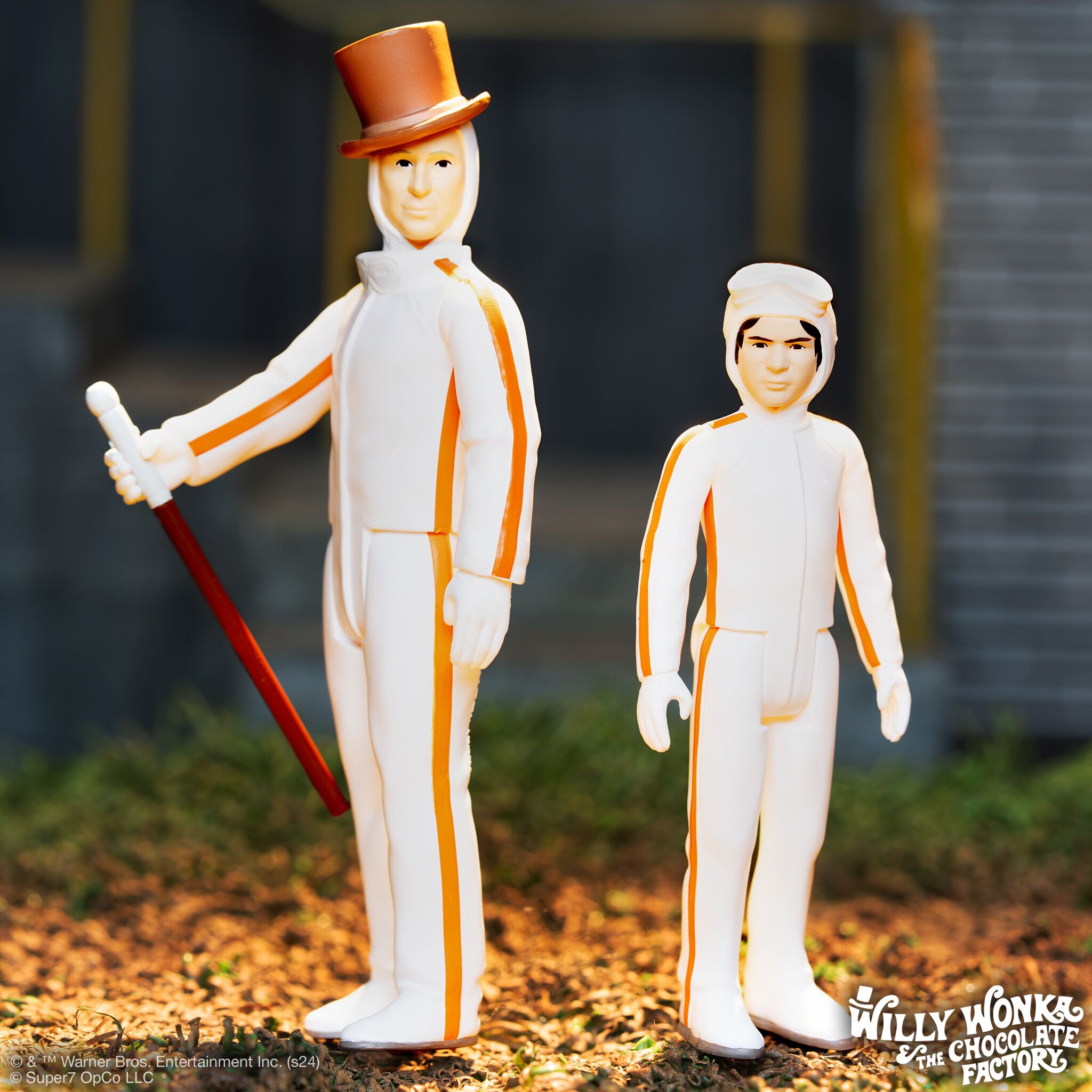 Super7 Willy Wonka Mike Teevee costum alb figurina 9,5cm