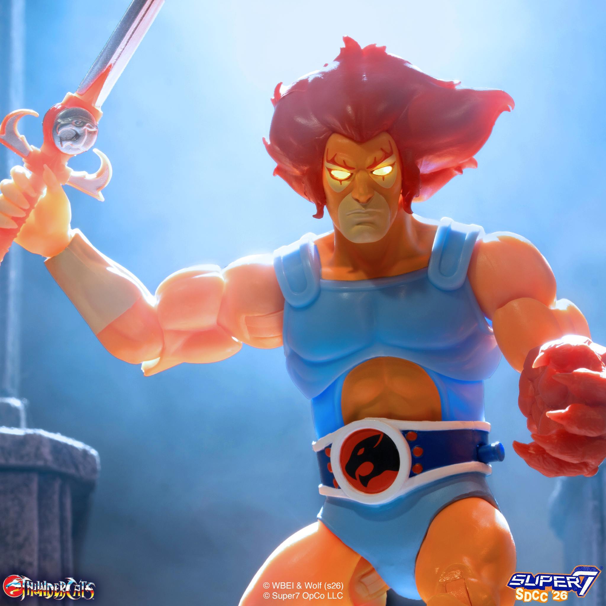 Super7 ThunderCats ULTIMATES Lion-O figurina ochi LED