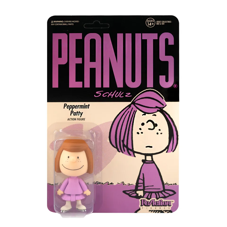 Super7 Peanuts ReAction Peppermint Patty figurina