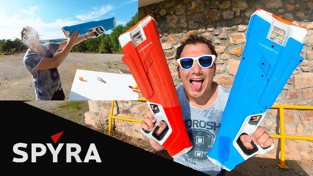 SpyraColor cuburi colorate apa albastru-rosu distractie