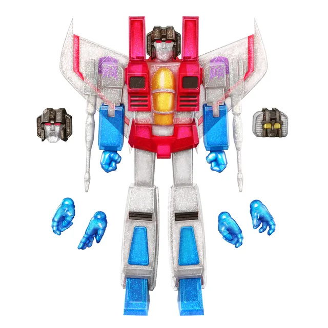 Super7 Ultimates Starscream's Ghost figura transparenta