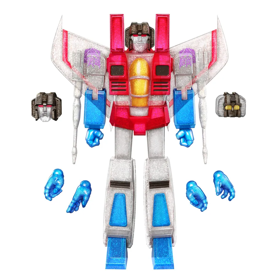 Super7 Ultimates Starscream's Ghost figura transparenta
