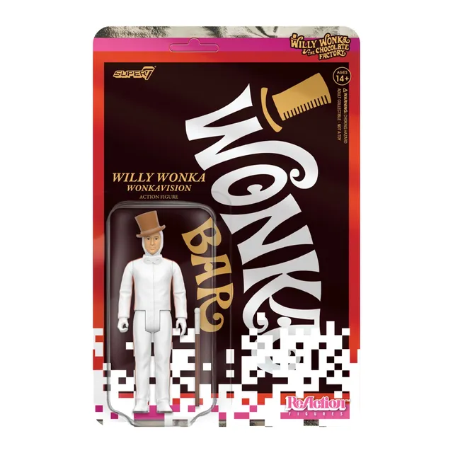 Super7 Willy Wonka costum alb figurina 9,5 cm