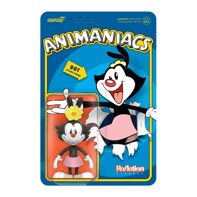 Super7 Animaniacs ReAction Dot Warner figurina 9,5 cm